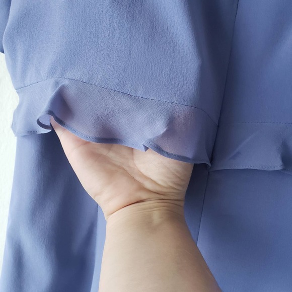 Vintage Talbots Silk Sheath Dress Lavender Size 10 - Picture 4 of 8